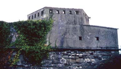 Part of the magazine fort