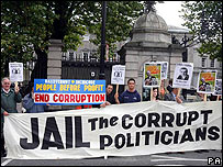 People Before Profit Anti Corruption Protest October 2006