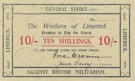 After the British TUC refused to give strike pay, the soviet even printed their own money