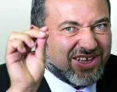 Avigdor Lieberman -Israel's openly racist Foreign Minister