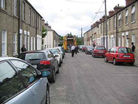 Residents load Rubbish