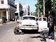 a pre-embargo car in Havana. They've run so long. but can't run for ever.