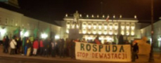 Emergency protest at the Presidential Palace