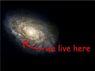 we live here.... It is older than God?