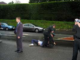 Tyrone �gra activist gets beaten by 'new beginning to policing' RUC/PSNI!