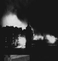 Dublin City in flames Easter Week 1916