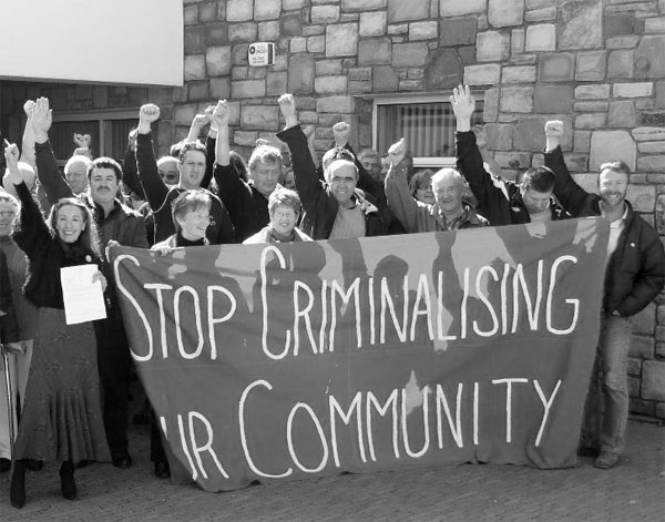 Shell to Sea Campaigners outside court