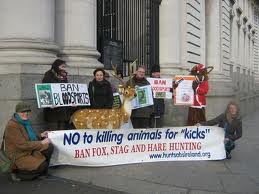 Click on image to see full-sized version Demo calls for wildlife protection in Ireland