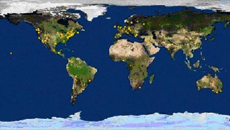 indymedia- 150 nodes - 90 + countries