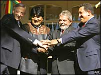 Kirchner & Morales & Lula & Chavez say Yyyyyyyyiiiiiiiiiiiiiipppppppppppeeeeeeeeeeeeeeeeeeeee!