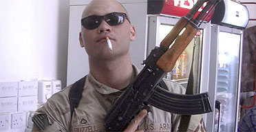Iraq War Veteran, Colby Buzzell - Blooker Prize Winner. Photograph: Reuters