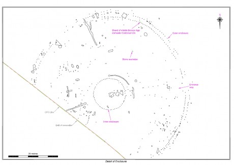 Details of the henge site