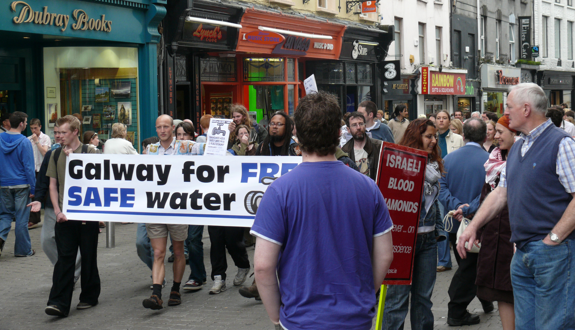Galway, IrelandPalestine Solidarity Campaign picket Woodie's and