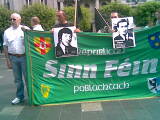 Sinn Fein Poblachtach banner , May 5th , 2007. 