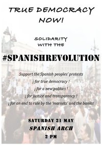 True Democracy Now - Solidarity with the #SpanishRevolution (Galway)