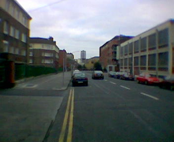 Cumberland Street, not on market day. Bike not here though.