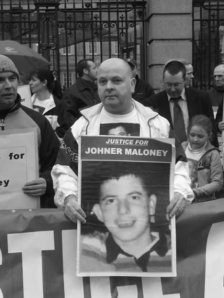 John outside  leinster house