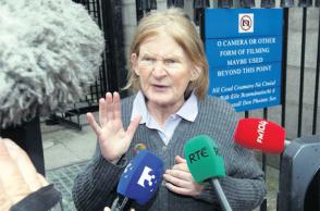 Teresa Treacy Outside Court on the 12th September 2011