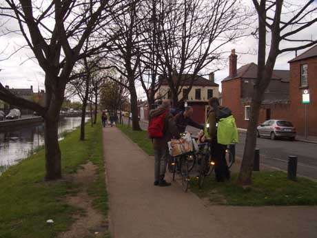 the lads have lunch