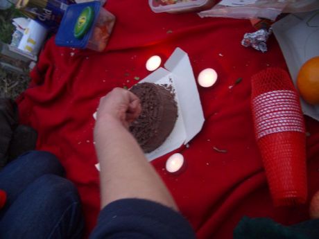 birthday cake for the garden