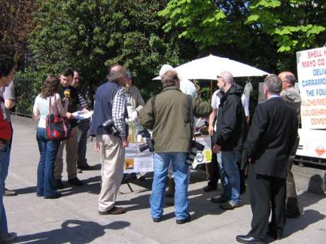 water stall at the Customs House, April 28th 2006