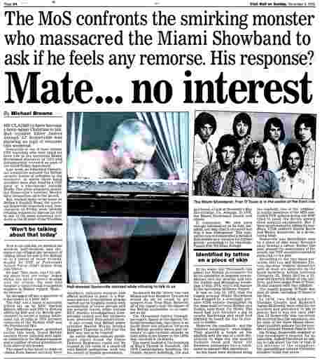 Irish Mail on Sunday December 3 2006 - feature (click to read, then left-click to save)