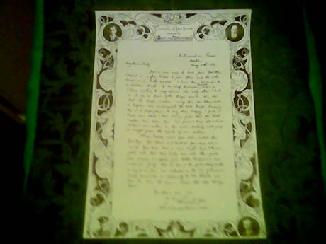 Click on image to see full-sized version ...text of letter....