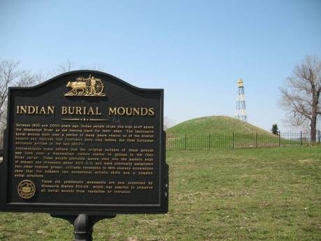 Native American burial mounds