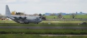 US Hercules Warplane at Shannon Easter Sunday