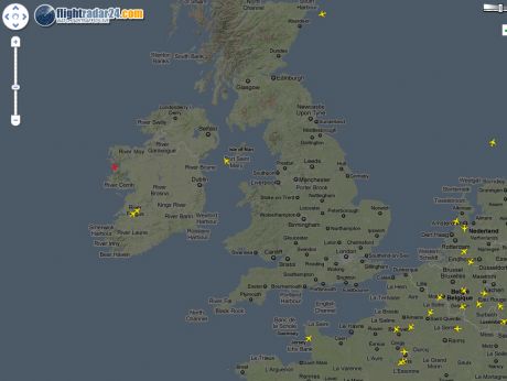 BA testing filghts over Ireland 20 April, 20;29 hours