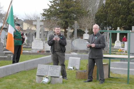 Donal O'Driscoll reads the 1916 Proclamation