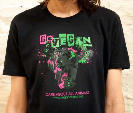 Click on image to see full-sized version Vegan Ireland men's t-shirt