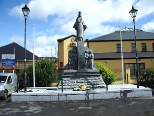 IRA memorial, St. Mel's Square, Longford Town.