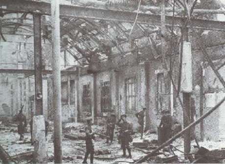 the shattered and gutted remnants of the GPO