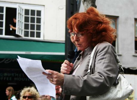Click on image to see full-sized version Anti War March Cork