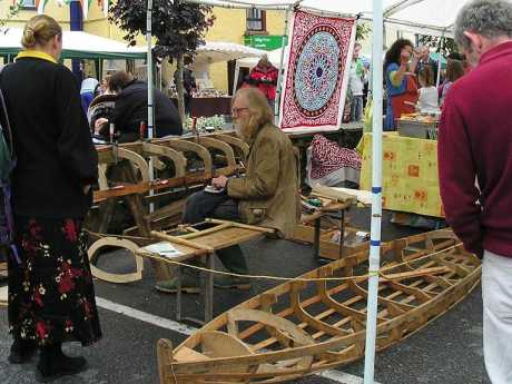 Del Harding - Canoe display