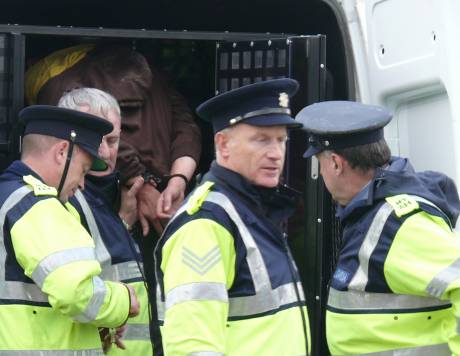 Protestor in Garda handcuffs in van after 'arrest' and 'force'