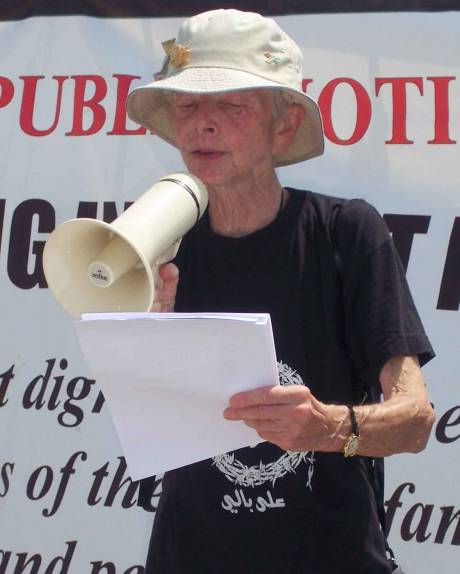 Sister Anne commemorating 14 Gazan fishermen killed since 2004