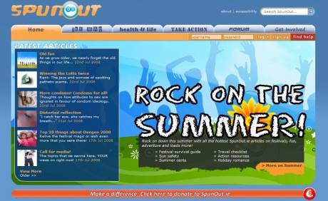 Click on image to see full-sized version SpunOut.ie