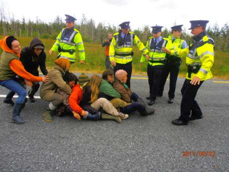 the sit-down blockade