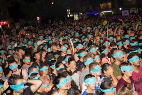 The biggest demonstration was in Israel with at least 2000 people