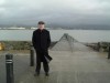 Sean Crudden pictured at the pier in Omeath with Warrenpoint in the background.