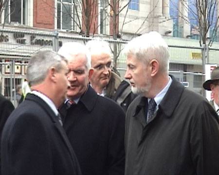 David Begg, John Gormley, not sure who the others are.