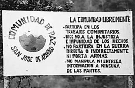 community sign