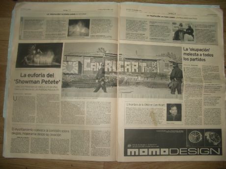 Makabra occupation : third and fourth page of la Vanguard (Mon  4 dec 06)