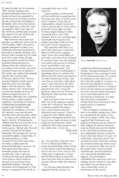 Click on image to see full-sized version The critics reply to Peter Hart 2 of 3 - click to read