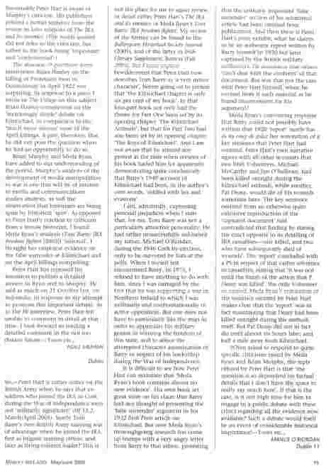 Click on image to see full-sized version The critics reply to Peter Hart 3 of 3 - click to read