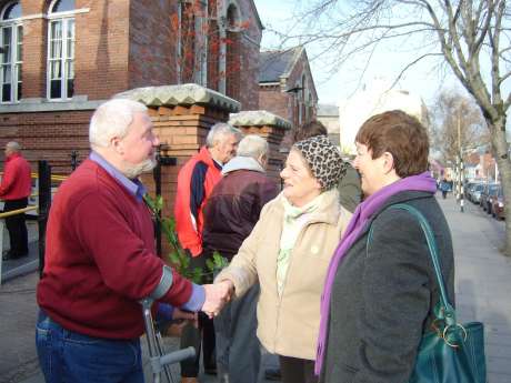 Well-wishers welcome Pat on his release