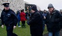up early- Gormley at Newgrange