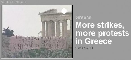 Greece: "Thursday 18/12 : Demonstrate in all of Europe"